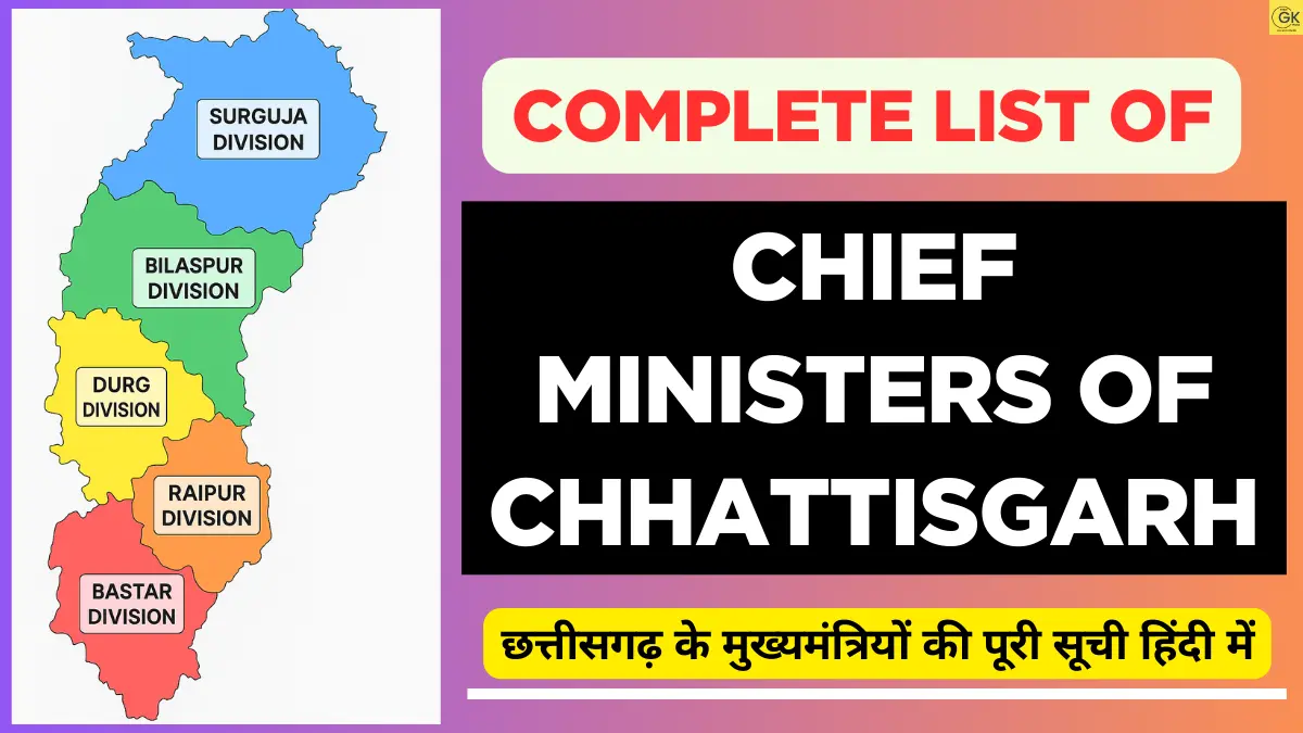 List of Chief Ministers of Chhattisgarh