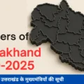 List of Chief Ministers of Uttarakhand